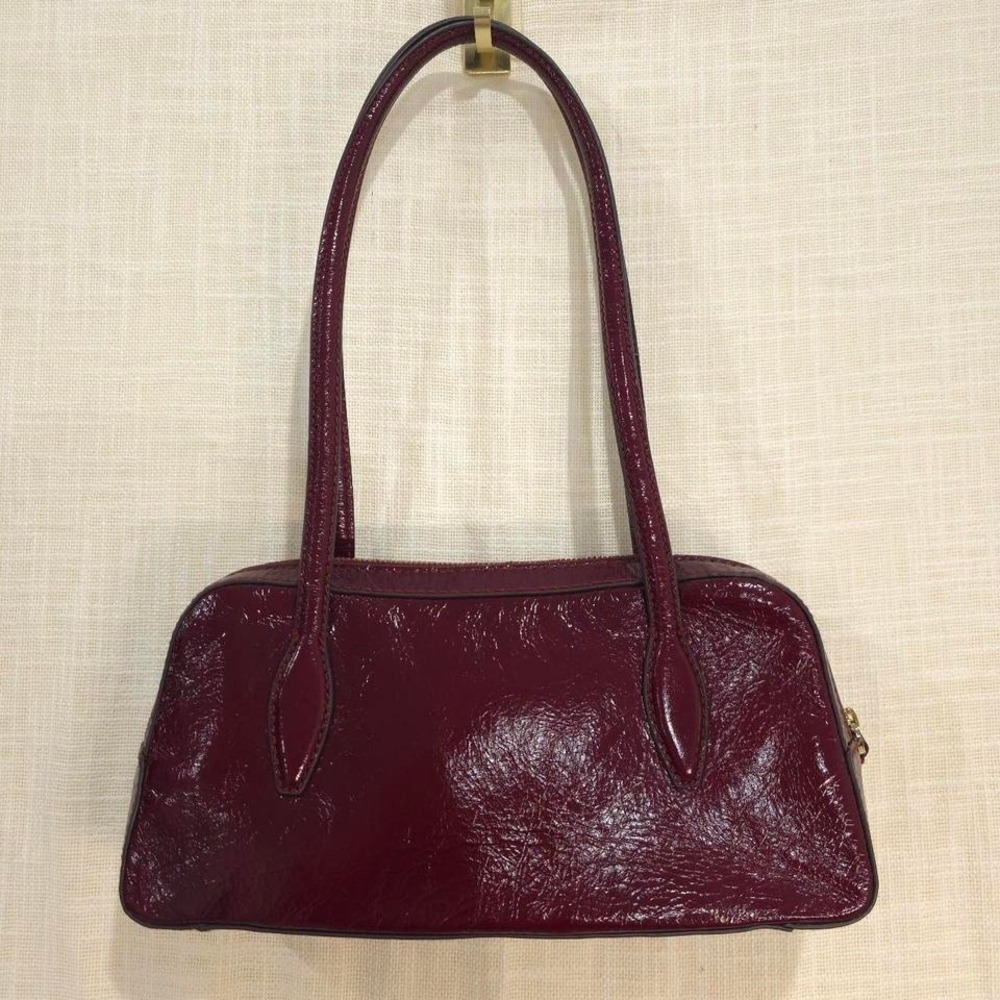 Madewell Textured Patent Leather Shoulder Bag - Picture 2 of 8